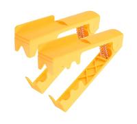 Parliky 2 Pezzi Strumento per Rimozione Spine e Foglie in Plastica Giallo per Rose, Attrezzo da Giardinaggio per Fioristi e Composizioni Floreali