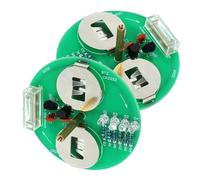 Parliky 2 Set Kit per Saldatura e Allenamento con Giroscopio Elettronico LED DIY per Appassionati Elettronica Pratica Saldatura e Costruzione Manuale per Migliorare Abilità Tecniche