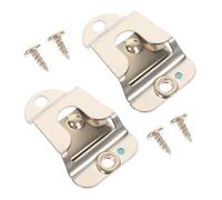 Parliky 2 Set Supporti in Metallo per Microfono Cb Radio Clip di Fissaggio Robusta e Durevole Compatibile con Accessori per Montaggio Radio Veicolare