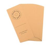 Parliky 200 Pezzi Thank You Stickers in Kraft Paper with Strong Adhesive Easy Peel off for Small Business Packaging Wrapping And Secure Box Sealing