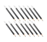 Parliky 24 pezzi Matite da Golf Mezza con Matite Corte Nere Mini con Gommina per Scuola Ufficio Scrittura Liscia e Cancellabile per Disegno e Appunti