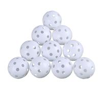 Parliky 24 Pezzi Palline da Golf Allenamento Palline Vuote con Flusso d Aria Resistenti per Pratica Indoor e Outdoor Diameter Colore Bianco