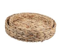 Parliky 2pezzi Cestino Decorativo Naturale per e Pane Set da Portaoggetti Versatile per e Tavolo Design e per Snack e Accessori Domestici