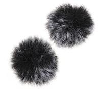 Parliky 2pezzi Copertura Antivento per Microfono Protezione Pratica per Microfono di Registrazione Adatta alla Maggior Parte dei Microfoni Utilizzabile in Concerti Chiese Studi