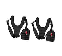 Parliky 2pezzi Tracolla per Decespugliatore con Imbracatura Padded Cintura Professionale per da Giardinaggio Compatibile con Tosaerba e Trimmer Comfort Ottimale per