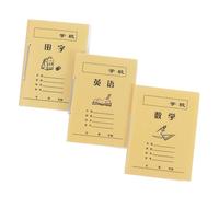 Parliky 3 Mini Quaderni per Casa delle Libri Esercizi in Scala Ridotta per Decorazioni Case Miniatura Accessori Educativi per Collezionisti
