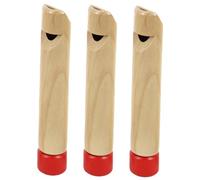 Parliky 3 Pezzi Fischietti in Legno per Giocattoli Musicali Educativi Sicuri e Leggeri per Festa e Sviluppo Uditivo di Flauti per Ragazzi e Ragazze