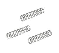 Parliky 3 pezzi Molle Pulsanti per Tromba Resistenti e Compatte Accessori Facili da Installare Ricambi Strumenti Musicali Portatili in Argento