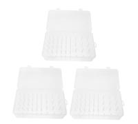 Parliky 3 Pezzi Organizer per da Cucito Trasparente Rocchetti Compatto e Portatile per Ricamo e Lavori Ago Custodia Pratica per Appassionati DIY
