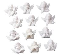 Parliky 30 Pezzi Statue Angeli in Resina per Decorazioni Scrapbook e Cover Cellulari Piccoli Charm Leggeri e Resistenti per Progetti DIY Feste e Regali