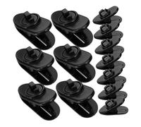 Parliky 30pezzi Clip per Microfono in Piccoli Morsetti per Cavi Supporto per Microfono da Colletto per Spettacoli Discorsi Conferenze Chat Online