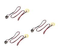 Parliky 3pezzi Single Piezo Pickup Trasduttore Pre-cablato Per Chitarra Acustica Mandolino e Ukulele Facile Installazione Ottima Risposta Tonale