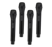 Parliky 4 Microfono in Nero Microfono per Batterie Leggero ed Ergonomico Ruolo Karaoke Feste Compleanno e Spettacoli