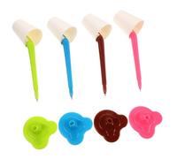 Parliky 4 Pezzi con Lampada Scrivania Design Cartone Animato Cancelleria Colorata per Studenti Colore Casuale