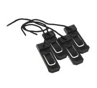 Parliky 4 Pezzi Pinne Rimovibili in Nylon per Tavola da Surf Gonfiabile Accessori Paddle Resistenti e Facili da Installare Pinna Centrale Nera per Sport Acquatici all Aperto