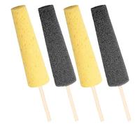 Parliky 4 Pezzi Spugne per Ceramica in Spugna Abrasiva Morbida per Argilla Strumenti per Rifinitura e Riparazione Bordi Accessori Leggeri per Modellazione e Scolpitura Dettagliata