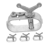 Parliky 4 Pezzi Tenditore per Cavi in Acciaio 4 Pezzi, Mini Argano Manuale a Cricchetto per Tensione Funi Metalliche, Utensile Multiuso per Coperture Piscine, Recinzioni e Giardinaggio