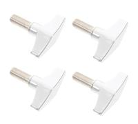 Parliky 4 pezzi Viti di Fissaggio per Kit Batteria in Lega di Zinco Viti per Piatti Drum Set Resistenti e Facili da Installare Accessori Batteria Affidabili per Stabilità e Prestazioni