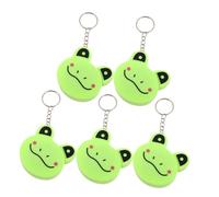 Parliky 5 pezzi Nastro Metrico Portachiavi Rana Morbido Retrattile Doppia Scala Preciso per Sartoria Cucito e Artigianato