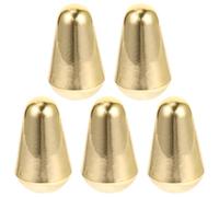 Parliky 5 Pezzi Tappi a Interruttore per Chitarra Elettrica Punta a Interruttore 3 e 5 Vie in Metallo Accessori Compatibili per Basso e Manopole Sostituzione Facile per Chitarristi