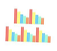 Parliky 50 pezzi Bastoncini Montessori per Angoli Colorati Materiale Didattico Interattivo per Scuola Elementare Strumenti Matematici per Apprendimento Geometria e Classi di Matematica