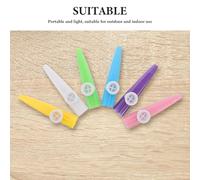 Parliky 6 pezzi Kazoo in Plastica Strumenti Musicali Portatili Colorati per Asilo e Feste Giocattolo Educativo per Imparare Ritmo e Collaborazione Facile da Usare per Piccoli