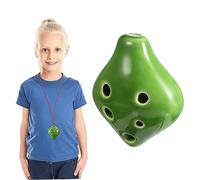 Parliky 6foro Ocarina Ceramica Miniatura Con Cordino e Strumento Musicale Portatile Per Principianti Design e Compatto Facile Da e Trasportare