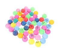 Parliky 70Pezzi Palline Numerate per Giochi Bingo e Palline Multicolori Leggere Divertenti