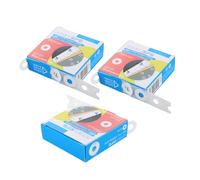 Parliky 750 pezzi Etichette Rinforzo Autoadesive per Carta Protezione Ultrafine Bianca per Sganciabili Facili da Applicare per Ufficio e Scuola