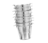 Parliky 8 Pezzi Mini Secchielli in Secchi Decorativi per Piantine e Bomboniere Contenitori per Vasi e Decorazioni Casa