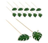 Parliky 80 Pezzi Cake Picks With Turtle And Palm Leaves Tropical Birthday Shower Wedding Dessert Decorations For Effortless Party Styling