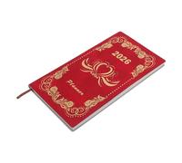 Parliky Agenda Planner 2026 A6 Rossa Copertina Rigida, Quaderno di Diario e Pianificatore Settimanale Mensile, Taccuino Portatile per Gestione Appuntamenti, Programmazione Giornaliera