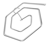 Parliky Appendiabiti a Spirale in Acciaio Resistente per Trapunte e Lenzuola Stendibiancheria Multiuso per Balcone Bordi Arrotondati Anti-Graffio Salvaspazio per Asciugatura Efficiente