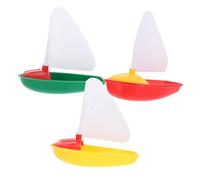 Parliky Barche Vela Galleggianti in Plastica per Giocattoli da Bagno Educativi e Sicuri Vela Piccola Colorata per Bagnetto e Giochi Acquatici Colore Casuale Colore Casuale