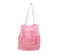 Parliky Borsa da Spiaggia in Rete Leggera e Pieghevole con Tasche Multiple Borsa Organizer per Costumi Bagnati e Asciugatura Rapida Tote per Vacanze al Mare e Piscina Donna e Ragazze