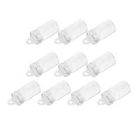 Parliky Bottiglie Decorative in Vetro Trasparente 10 Pezzi per DIY