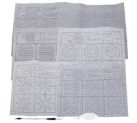 Parliky Calligraphy Starter Kit, Traditional Tracing Cloth, Washed Cloth, 1 Set, Reusable Writing Mat for Beginners, Daily Practice, Includes Brush And Water Dish