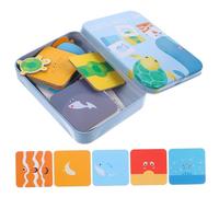 Parliky Carte Montessori Sensoriali per Educativo Forme per Sviluppo Abilità Motorie Memoria e Coordinazione Occhio-mano Resistente e Sicuro per Ragazzo Ragazza