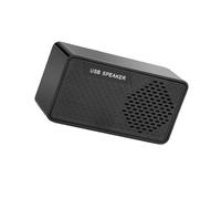 Parliky Cassa USB Portatile Mini Soundbar con Subwoofer Integrato Audio e Pulito per Computer e Gioco Facile da Trasportare Installazione Driver Nera