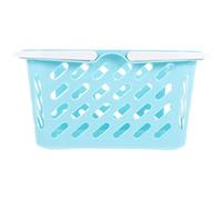 Parliky Cestino Portaoggetti in Plastica Cavo Piccolo per Doccia e Scrivania Contenitore Organizer Ventilato per Cosmetici e Uso Domestico Cestino Impilabile per Bagno e Ufficio