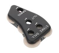 Parliky Contatore per Arbitro di Baseball Portatile con Contatore Meccanico a Dito, Segnapunti Compatto per Allenamento e Partite all’Aperto, Equipaggiamento per Arbitri con Display