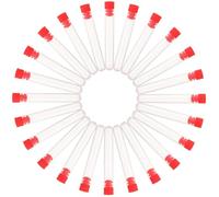 Parliky Contenitore per Aghi da Cucito a Mano in Plastica Resistente Tubi Porta Aghi Rossi 30 Pezzi Organizer Compatto Salvaspazio per Cucito e Ricamo Portatile per Uso Domestico