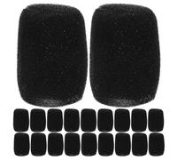 Parliky Copertura per Microfono in Spugna Antivento 24 Pezzi, Filtro Anti-pop per Registrazione Vocale e Canto, Protezione Microfono da Studio Compatibile Mini Microfoni,