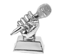 Parliky Coppa Microfono di Partecipazione in Resina per Competizioni Canore Scolastiche, Premio Musicale per Bambini, Decorazione per Cerimonie e Feste