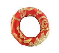 Parliky Cuscino Per Campane Tibetane in Cotone 16 Cm Fatto a Mano Nepal, Tappetino Antimovimento Per Ciotole Sonore Buddhismo, Supporto Decorativo Per Meditazione e Altare Buddha