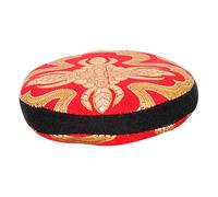 Parliky Cuscino Protettivo Per Ciotole Tibetane Accessorio Per Meditazione e Relax Base Artigianale Per Ciotole Stile Buddhista Colore Rosso