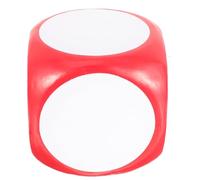 Parliky Dadi da Gioco in Schiuma Enormi 15 Cm Rossi, Dadi Fai da Te Scrivibili per Feste e Giochi di Società, Accessorio Leggero e Resistente per Intrattenimento Domestico e Ricreativo