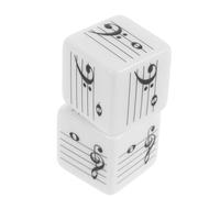 Parliky Dadi Didattici Musicali 2 Pezzi Simboli e Note Musicali, Gioco Educativo Montessori per Apprendimento Teoria Musicale Prescolare e Scuola Materna, Regalo Educativo Portatile