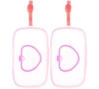 Parliky Dispenser Portatile per Salviette Umide 2 Pezzi, Custodia da Appendere al Passeggino Cintura, Box Compatto per Fazzoletti per Ragazzo Ragazza da Esterno, Leggero e Resistente