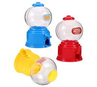 Parliky Distributore di Caramelle Mini in Plastica 3pezzi, Design Unico e Portatile, Facile da Riporre, per Feste e Pause in Ufficio